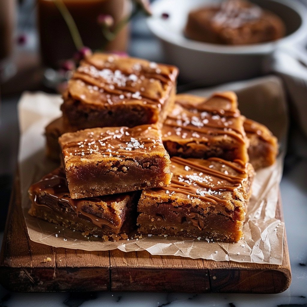 Sticky Toffee Blondies 4 Sticky Toffee Blondies Recipe