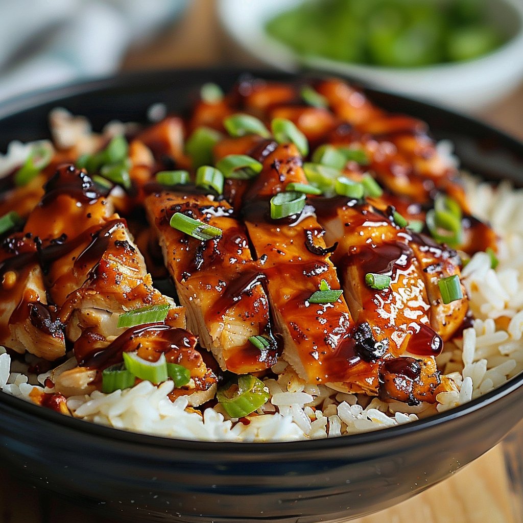 Honey BBQ Chicken Rice 4 Honey BBQ Chicken Rice