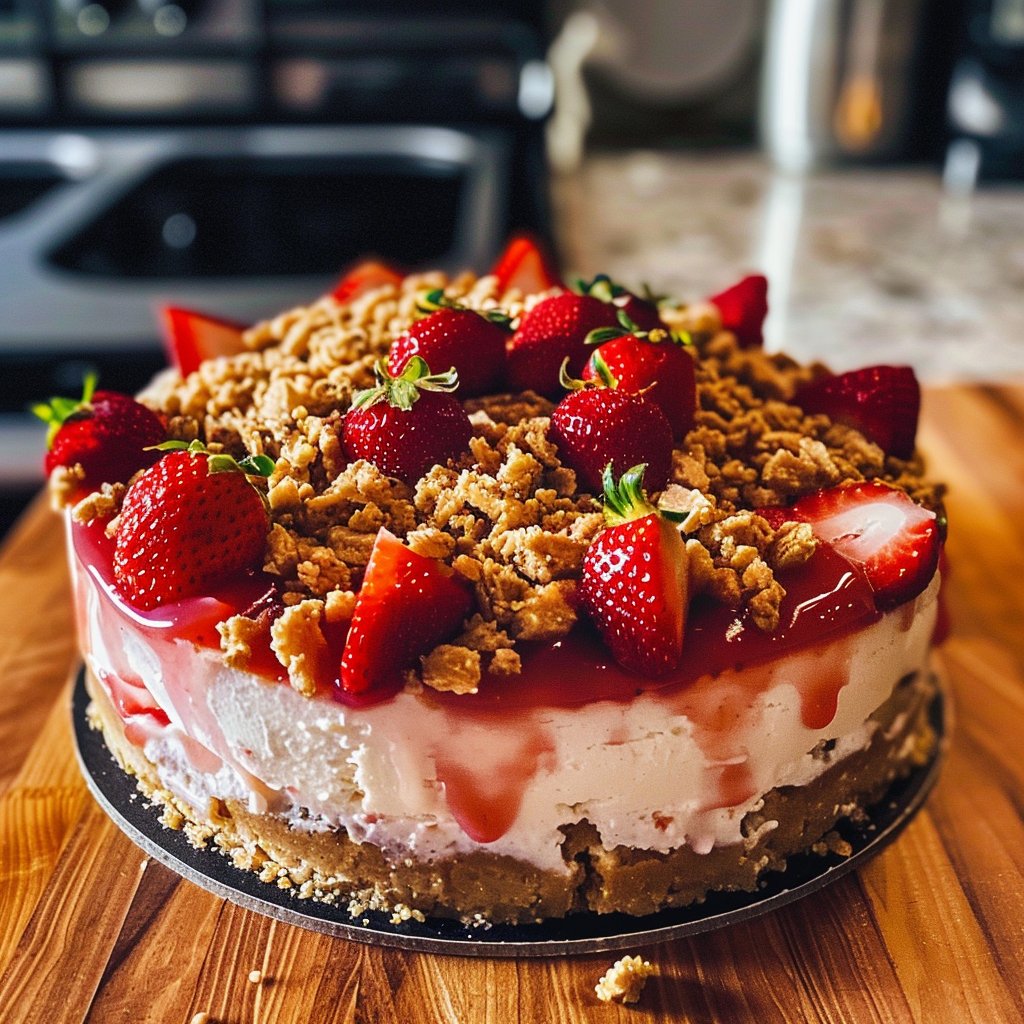 Strawberry Crunch Cheesecake Lush 4 Strawberry Crunch Cheesecake Lush