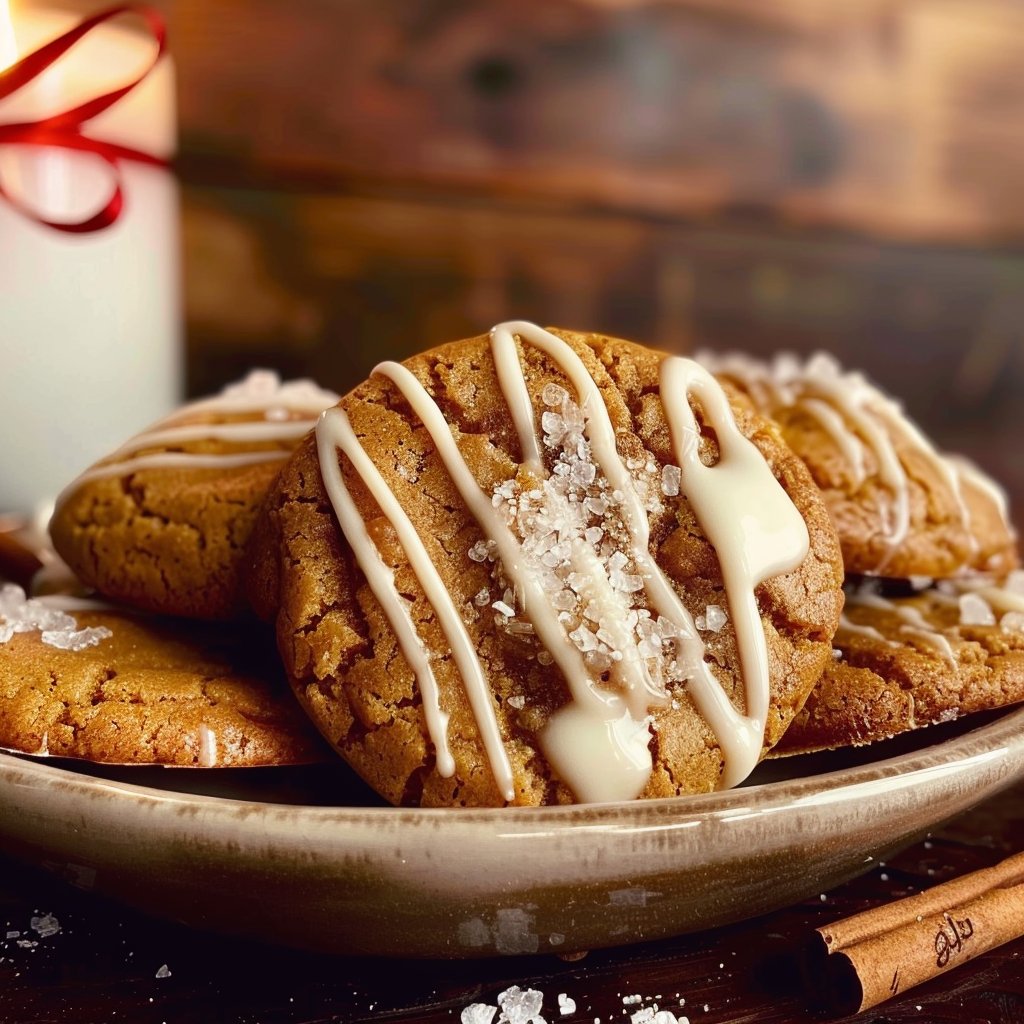 Chewy Maple Cinnamon Cookies 4 Chewy Maple Cinnamon Cookies with White Chocolate