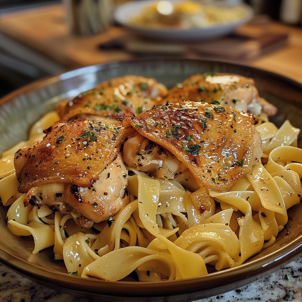 Chicken with Buttered Noodles 4 Chicken with Buttered Noodles