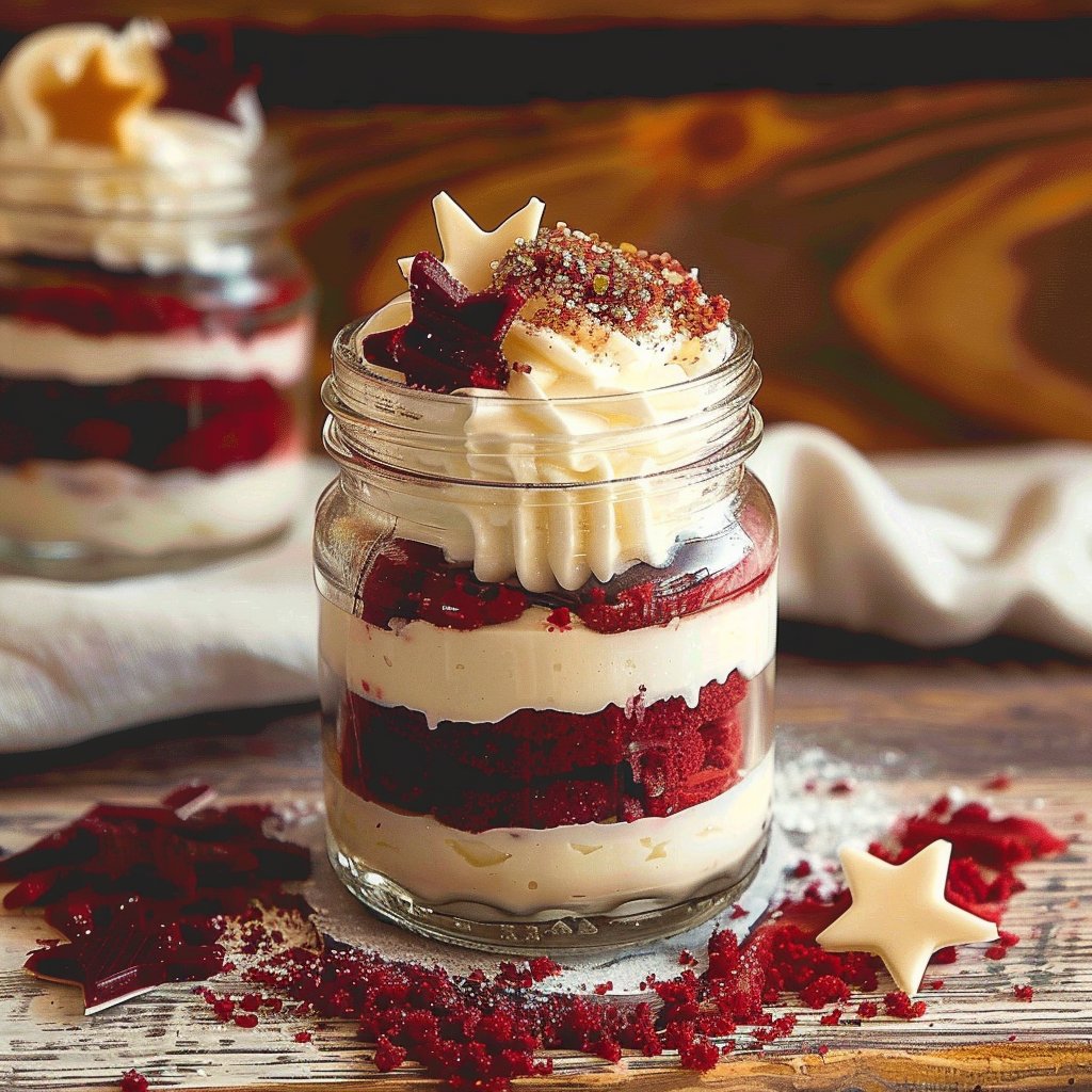 Red Velvet Cake in a Jar 4 Red Velvet Cake In A Jar