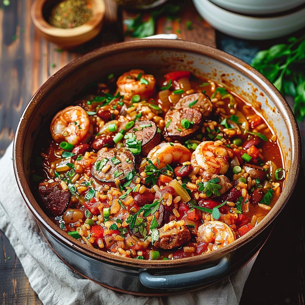 Slow Cooker Cajun Jambalaya 4 Slow Cooker Cajun Jambalaya Recipe