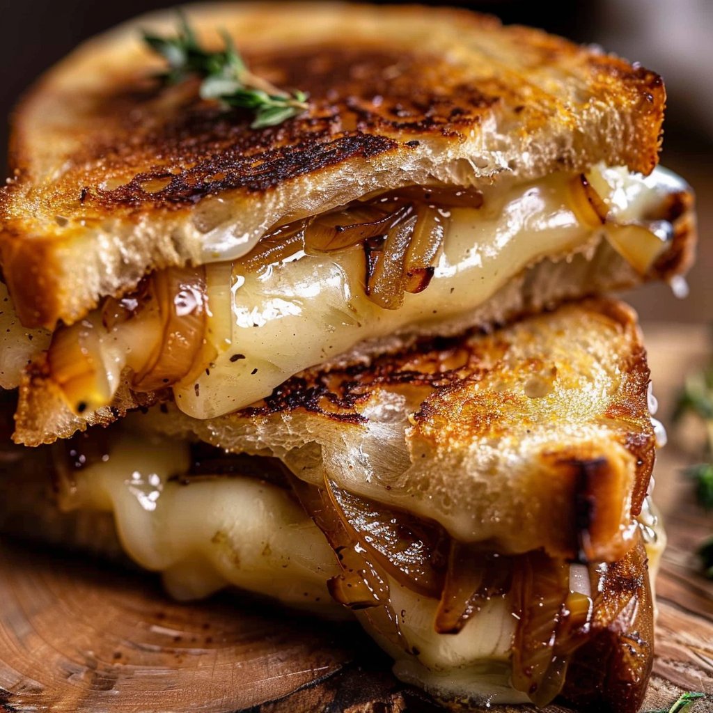 Gourmet Pear Apple Grilled Cheese: Caramelized Onion Delight 4 Gourmet Pear Apple Grilled Cheese: Caramelized Onion Delight