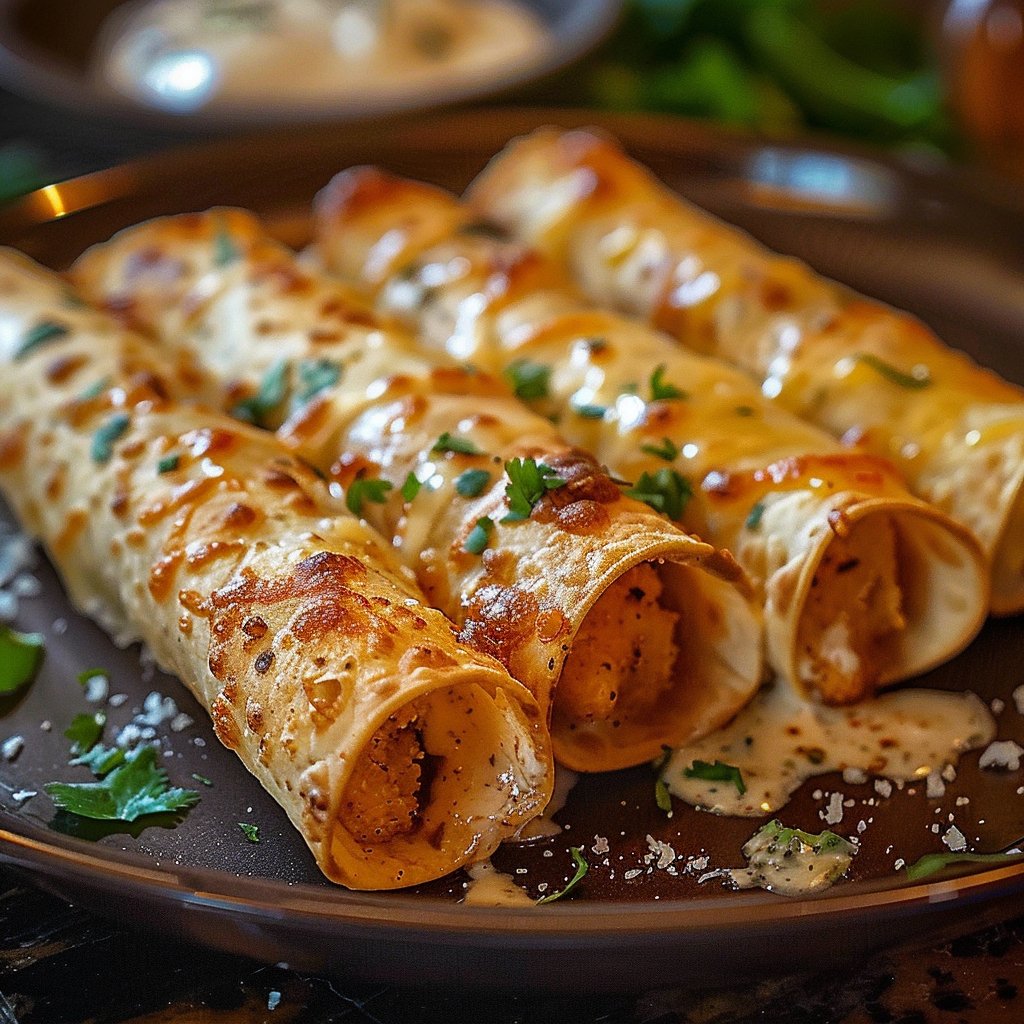 Crispy Chicken Taquitos 4 Crispy Chicken Taquitos