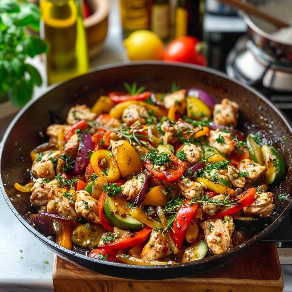 Mediterranean Chicken Stir Fry 4 Mediterranean Chicken Stir Fry Recipe