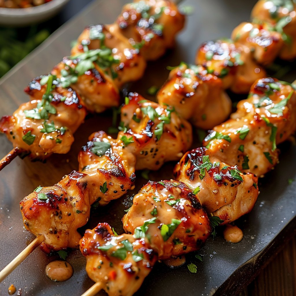 Bang Bang Chicken Skewers 4 Bang Bang Chicken Skewers