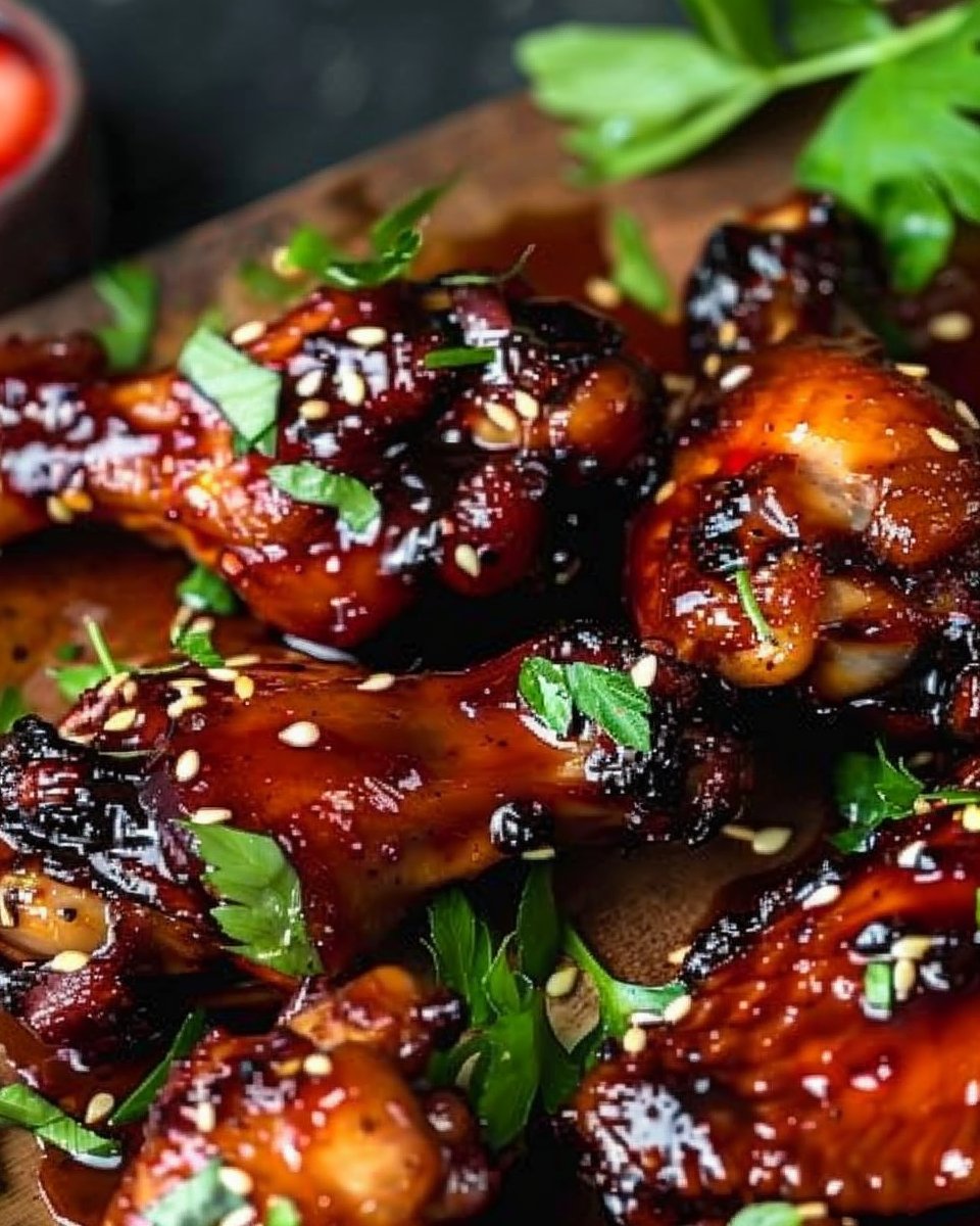 Strawberry Balsamic Baked Wings 4 Strawberry Balsamic Baked Wings