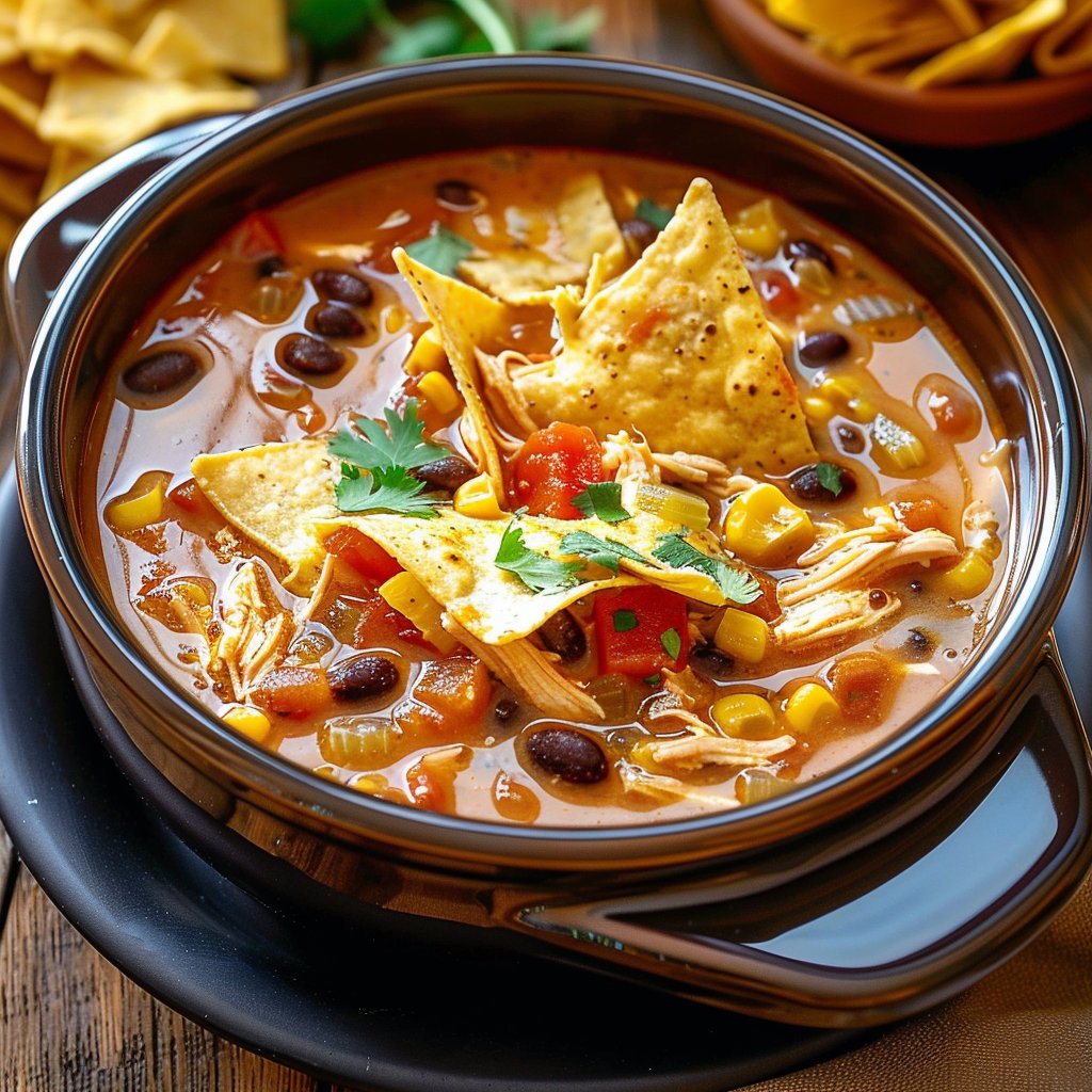 Crockpot Chicken Tortilla Soup 4 Crockpot Chicken Tortilla Soup