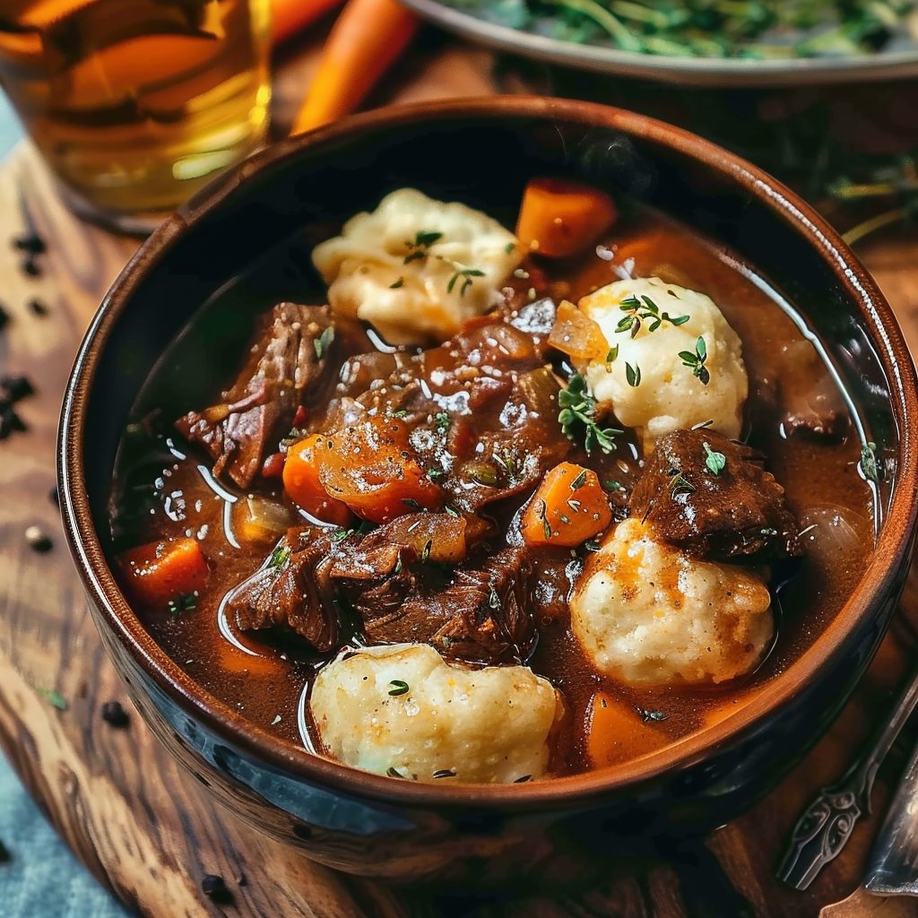 Beef Stew with Dumplings 4 Beef Stew with Dumplings