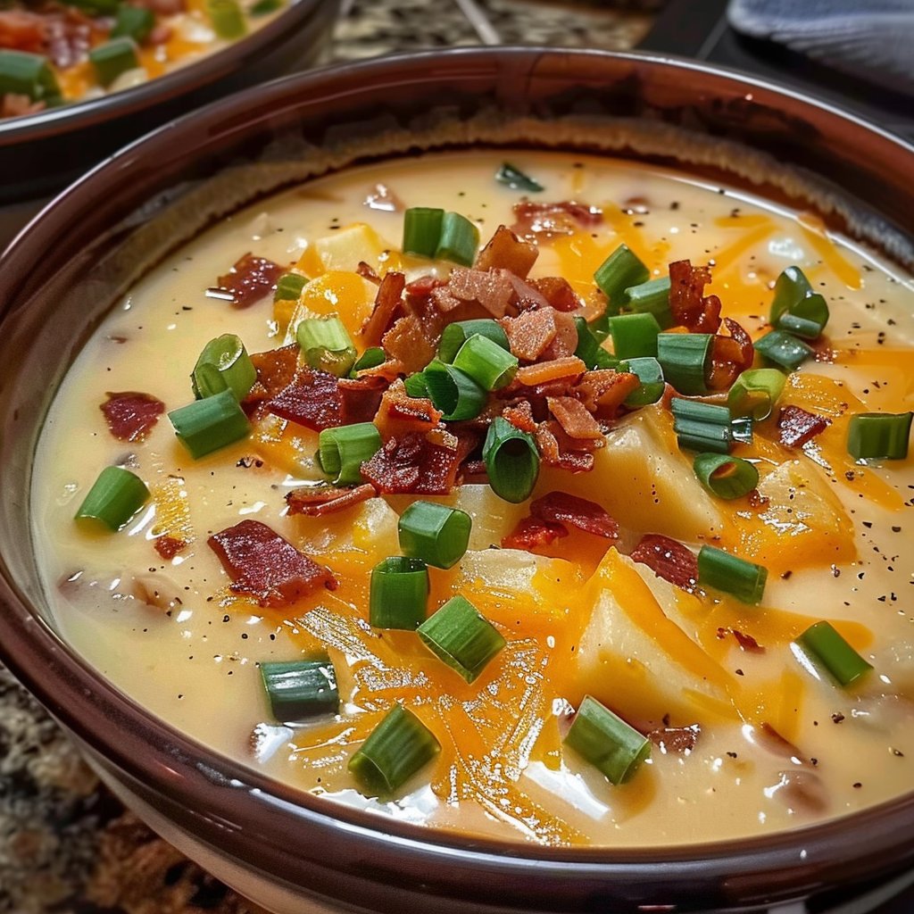 Best Loaded Baked Potato Soup 4 Best Loaded Baked Potato Soup