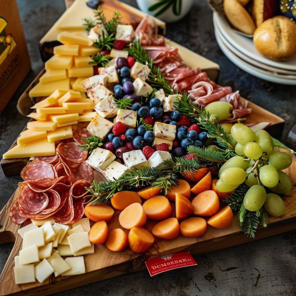 Christmas Tree Shaped Charcuterie Board 4 Christmas Tree Shaped Charcuterie Board