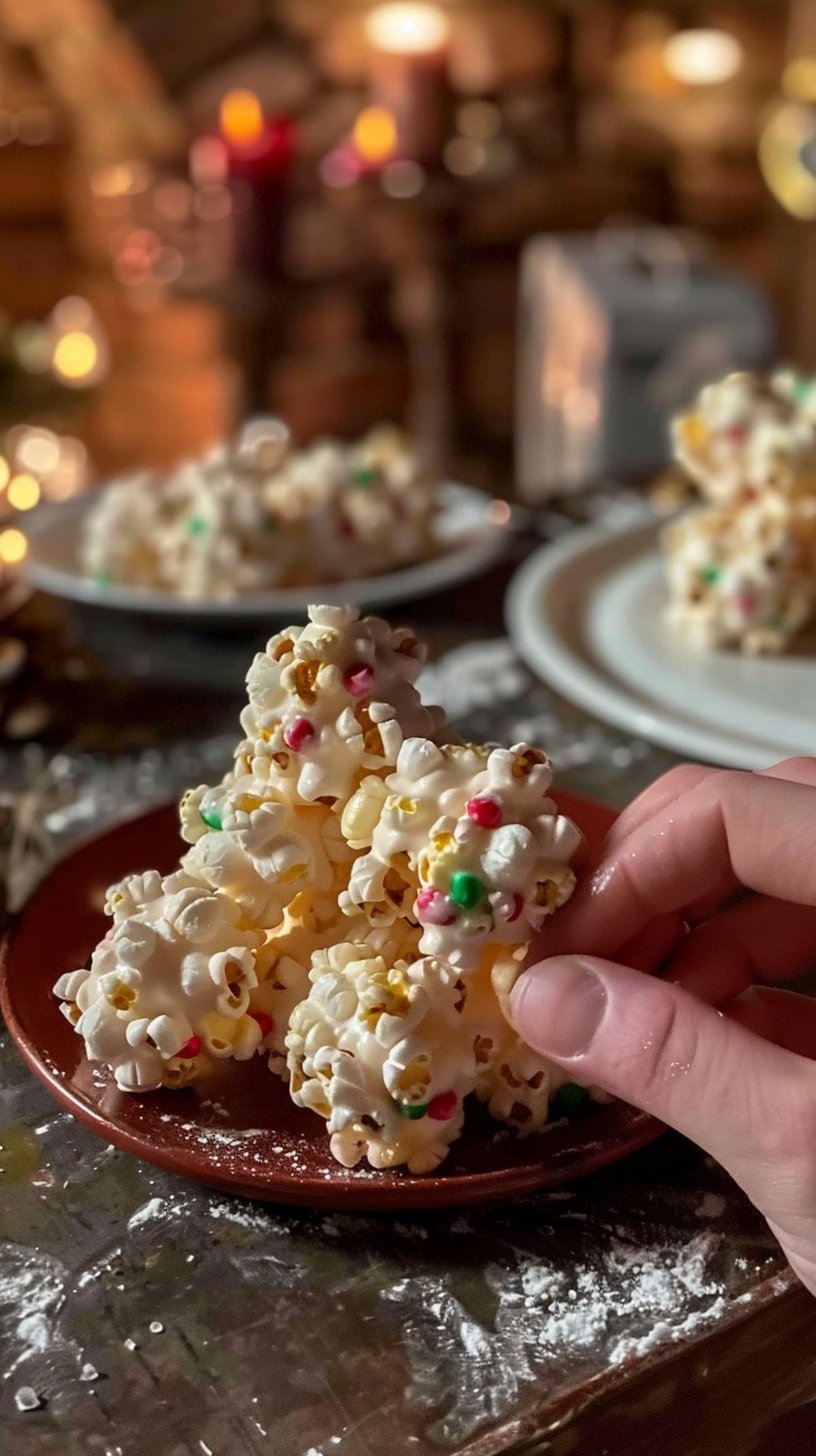 Christmas Popcorn Balls 4 Christmas Popcorn Balls