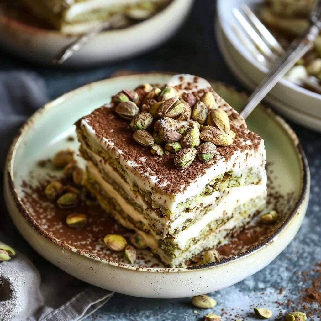 Pistachio Tiramisu 4 Pistachio Tiramisu: The Ultimate No-Bake Dessert Delight