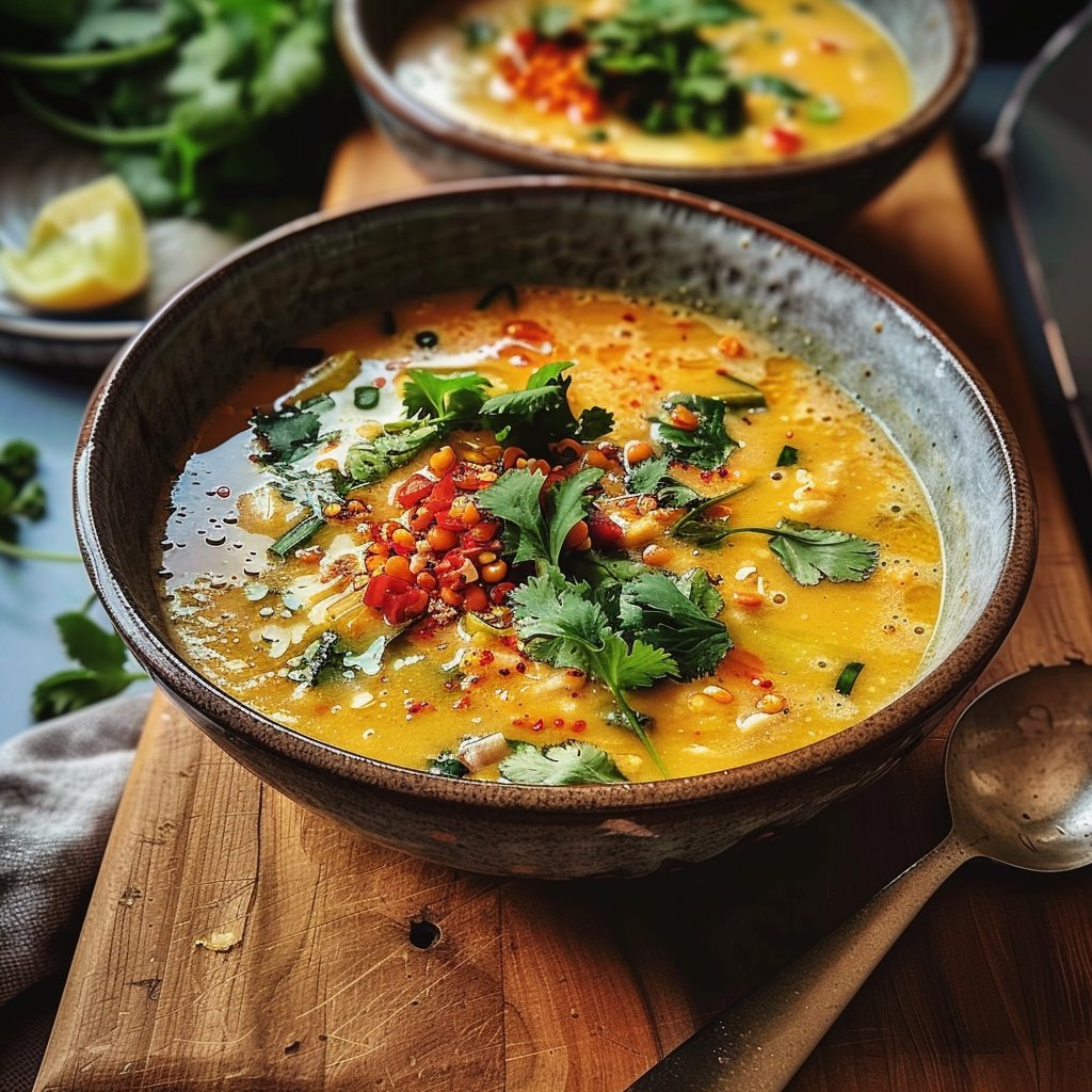 Thai Coconut Red Lentil Soup 4 Thai Coconut Red Lentil Soup