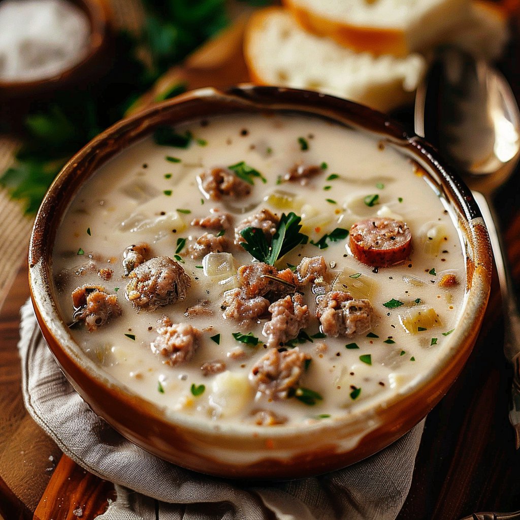 Creamy Italian Sausage Soup 4 Creamy Italian Sausage Soup