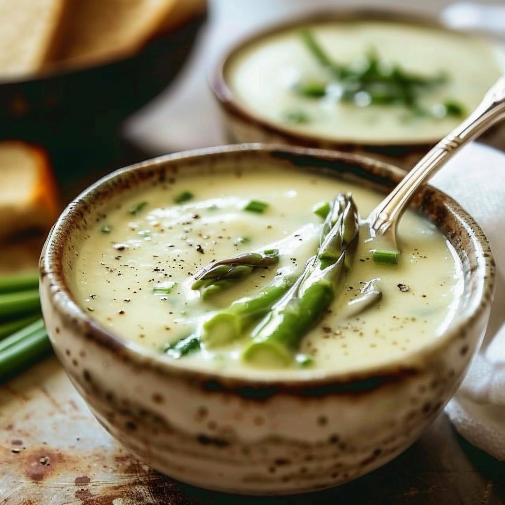 Creamy Asparagus Soup 4 Creamy Asparagus Soup