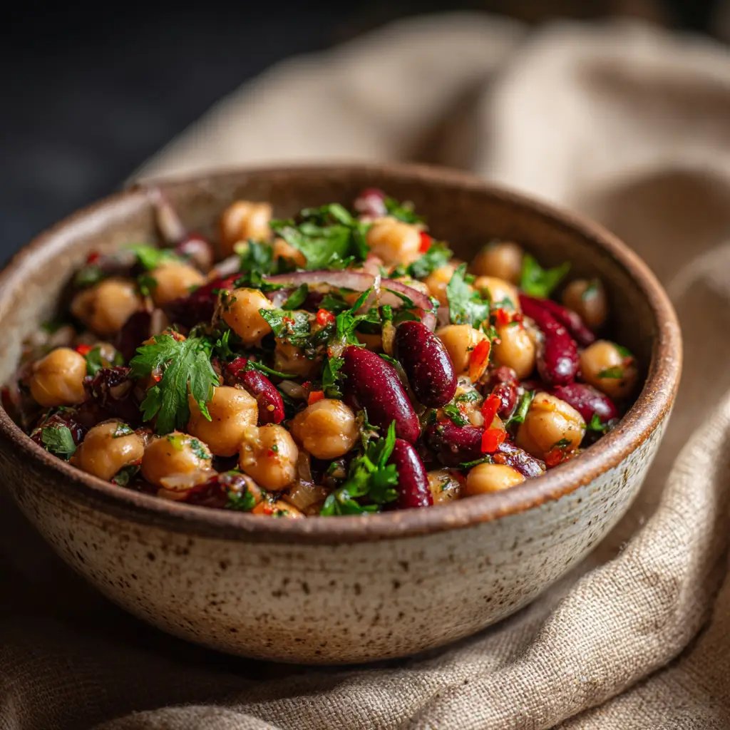 Dense Bean Salad 4 Dense Bean Salad