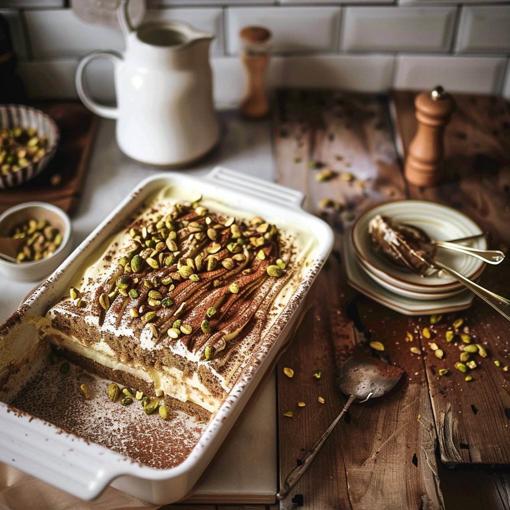 Pistachio Tiramisu 4 Pistachio Tiramisu