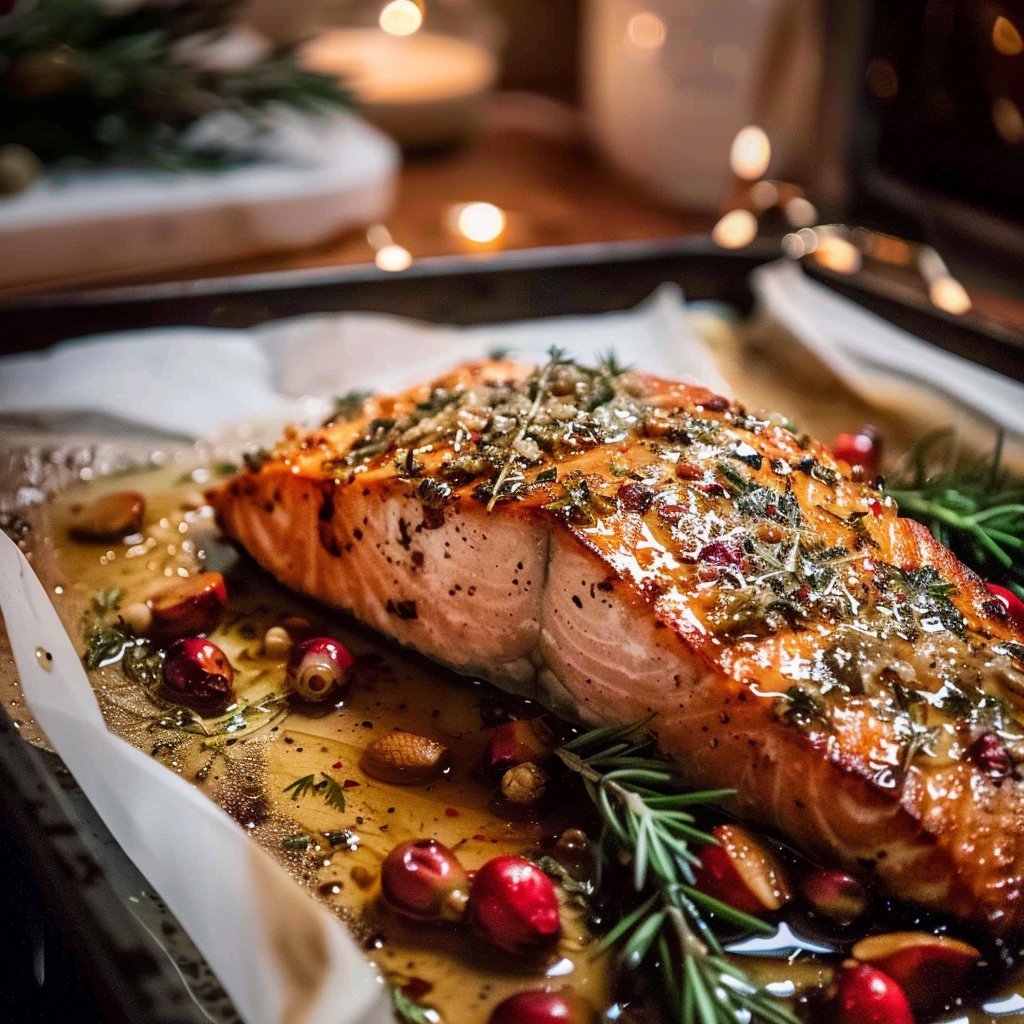 Honey-Glazed Christmas Salmon 4 Honey-Glazed Christmas Salmon