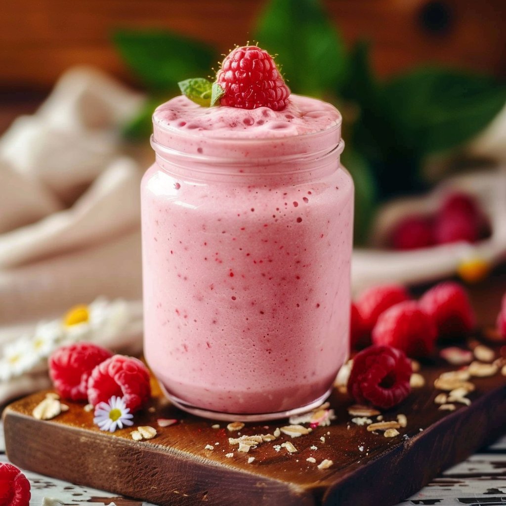 Creamy Raspberry Cheesecake Smoothie 4 High Protein Raspberry Cheesecake Smoothie