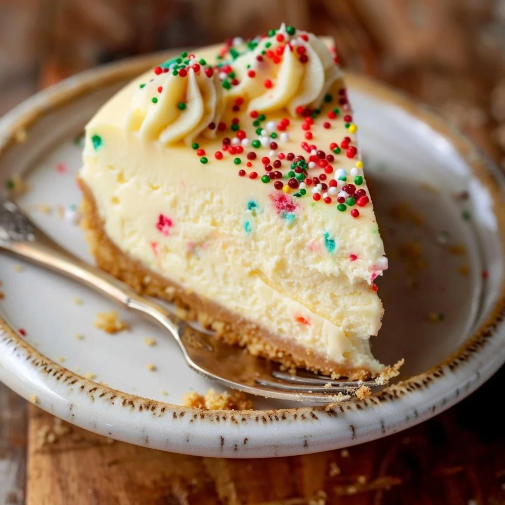 Sugar Cookie Cheesecake 4 Sugar Cookie Cheesecake