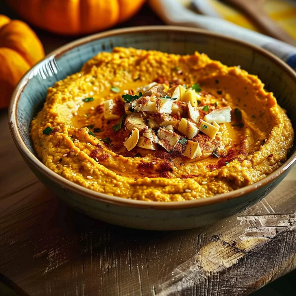 Pumpkin Hummus 4 Pumpkin Hummus