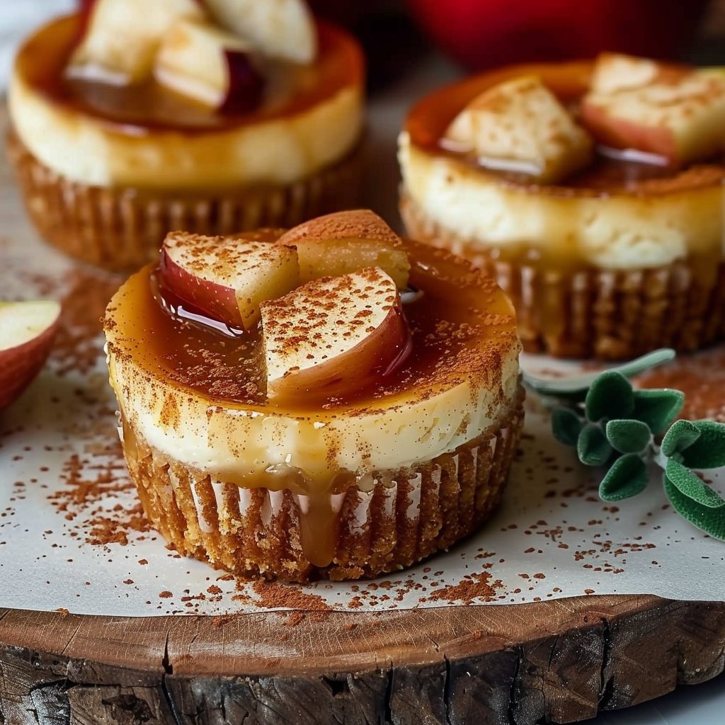 Apple Butter Cheesecake Cups 4 Apple Butter Cheesecake Cups