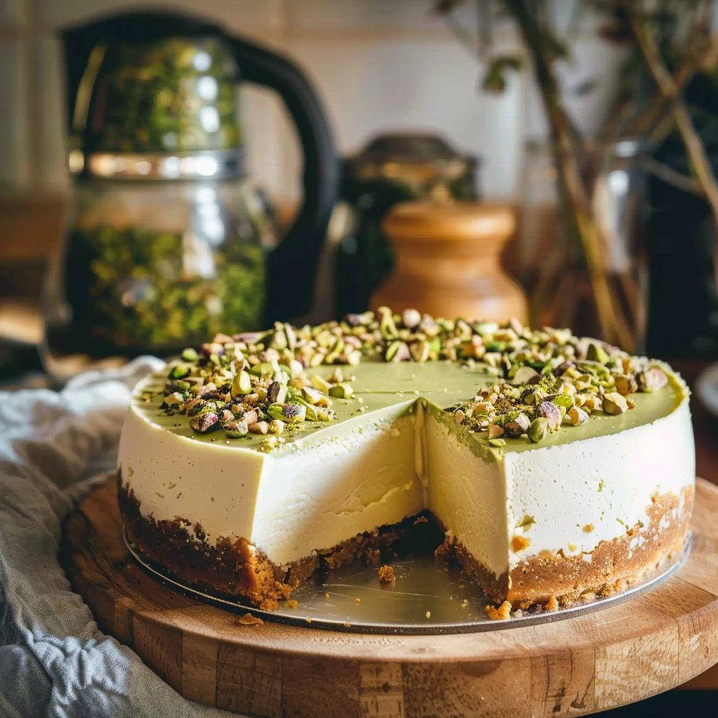 Pistachio Cheesecake 4 Decadent Pistachio Cheesecake: Creamy Bliss Awaits You