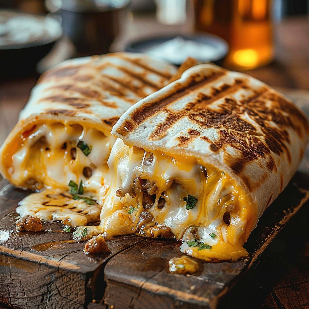 Grilled Cheese Burrito 4 Grilled Cheese Burrito