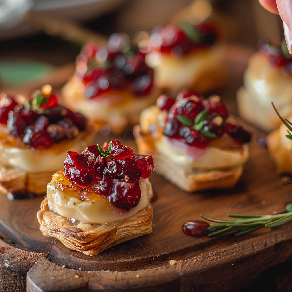 Baked Cranberry Brie Bites 4 Baked Cranberry Brie Bites