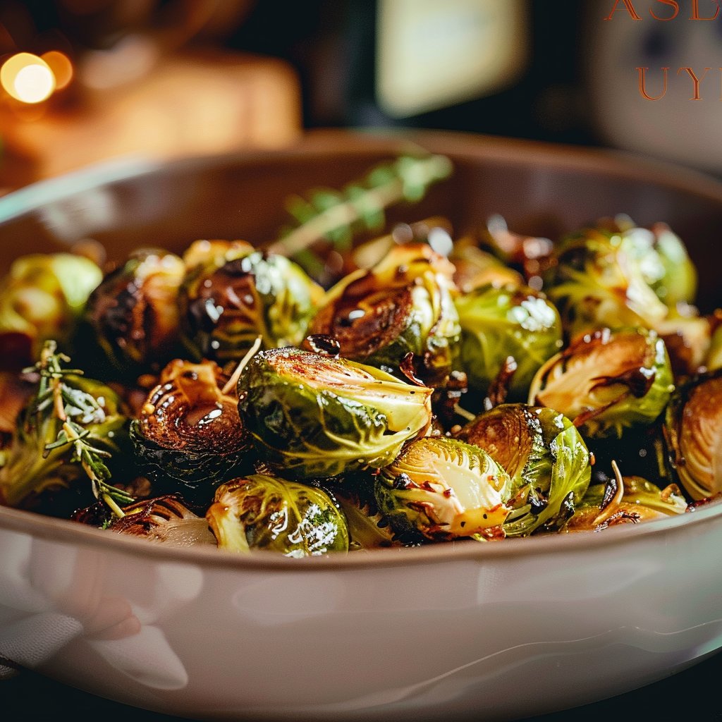Crispy Honey Balsamic Brussels Sprouts 4 Crispy Honey Balsamic Brussels Sprouts