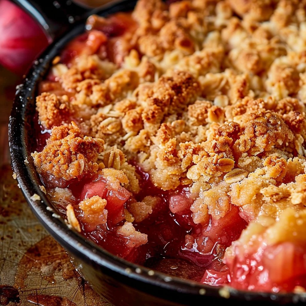 Best Homemade Rhubarb Crisp 4 Best Homemade Rhubarb Crisp