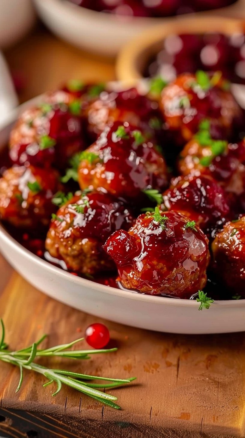 Quick Cranberry Meatballs 4 Quick Cranberry Meatballs