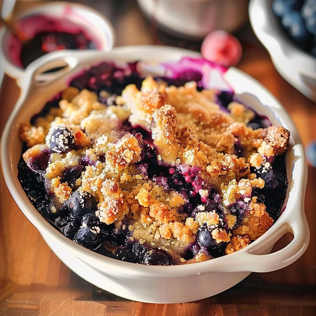 Blueberry Crumble Dump Cake 4 Blueberry Crumble Dump Cake