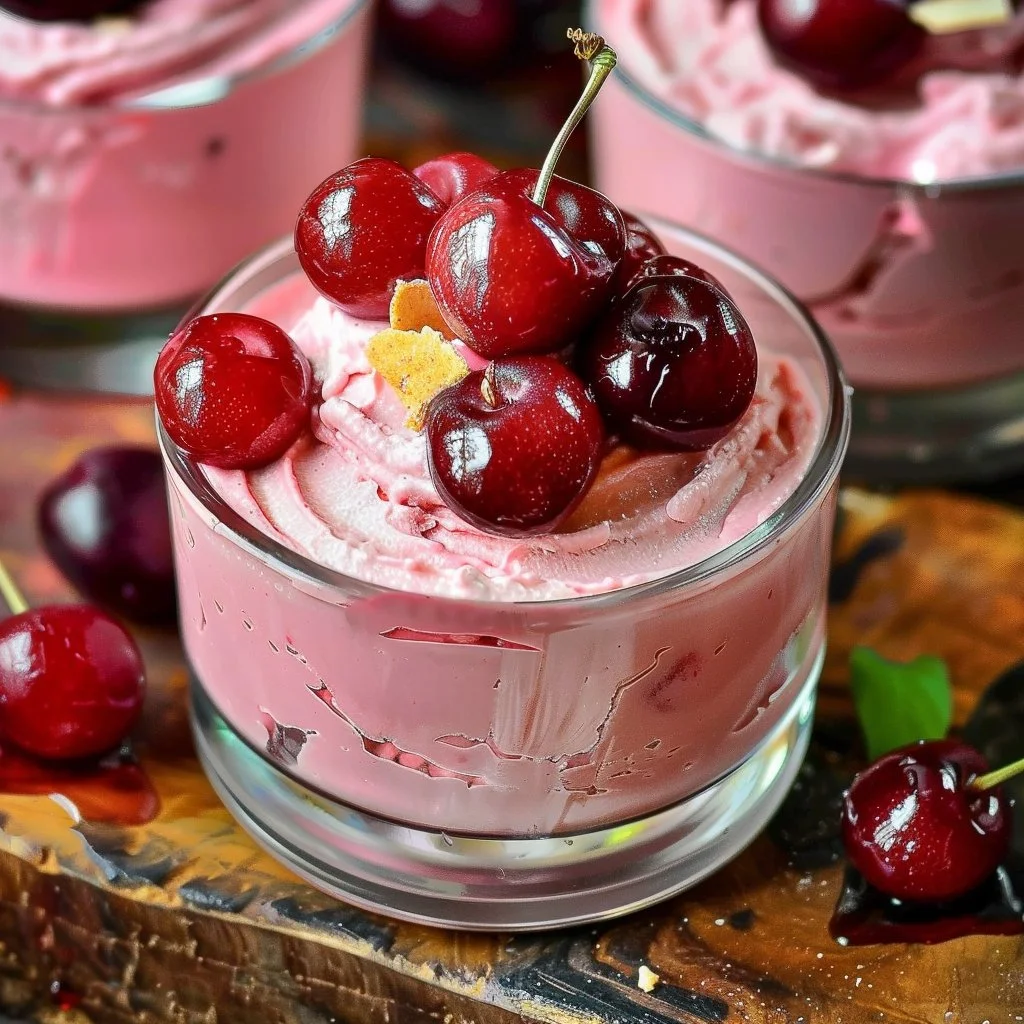 Cherry Cheesecake Mousse 4 Cherry Cheesecake Mousse