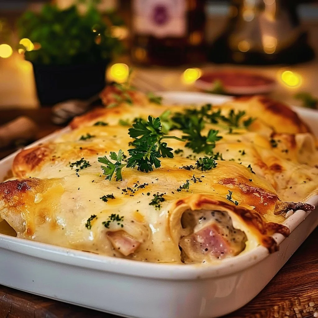 Chicken Cordon Bleu Enchiladas 4 Chicken Cordon Bleu Enchiladas