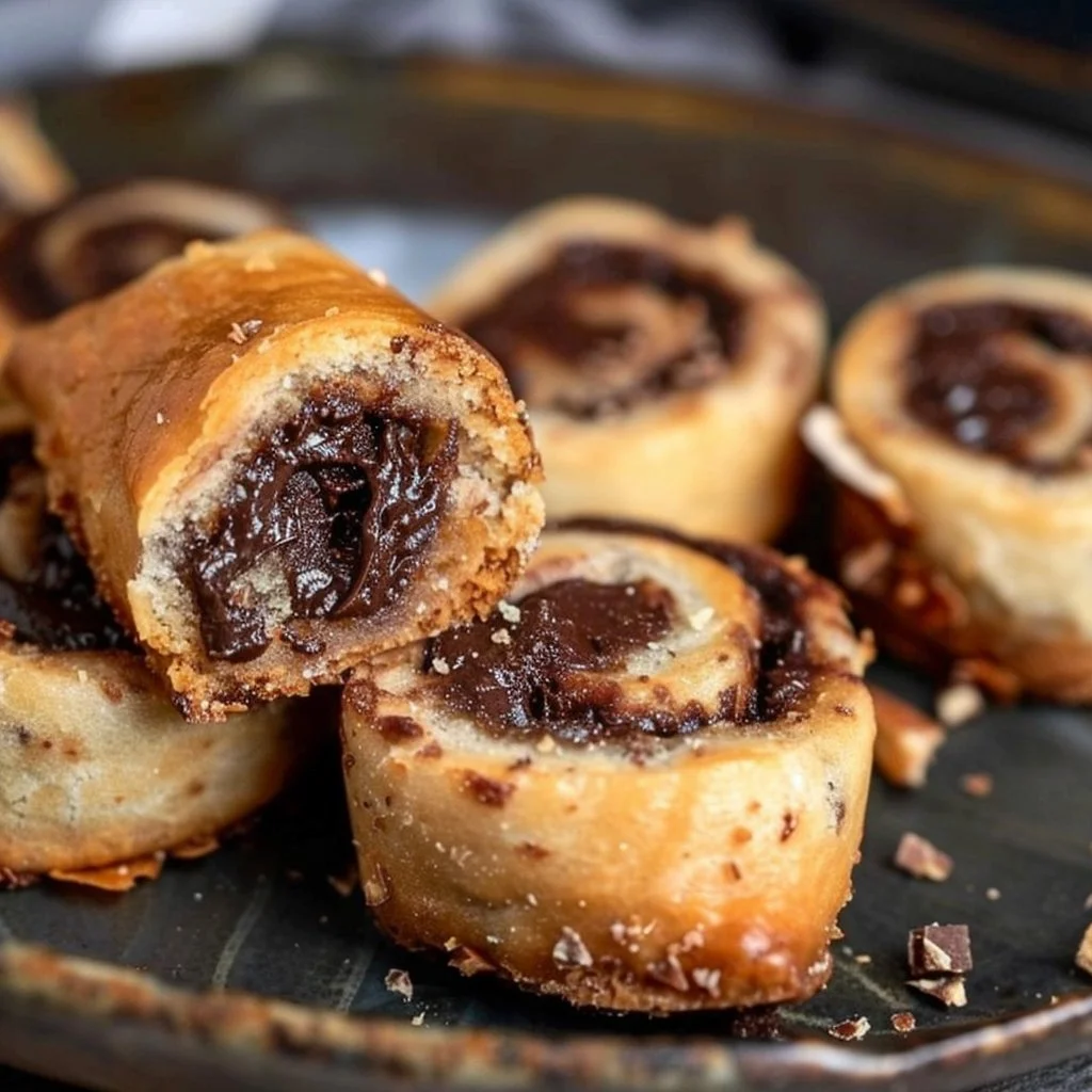 Chocolate Peanut Butter Air Fryer Pinwheels 4 Chocolate Peanut Butter Air Fryer Pinwheels
