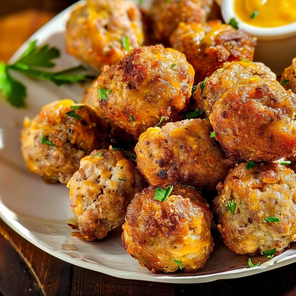 Cream Cheese Sausage Balls 4 Cream Cheese Sausage Balls