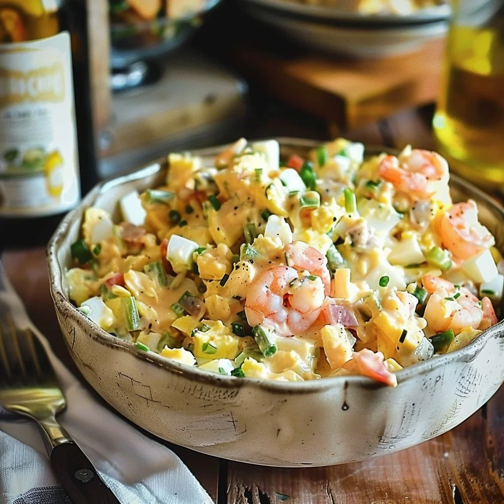 Creamy Old Bay Egg Salad With Shrimp 4 Creamy Old Bay Egg Salad With Shrimp