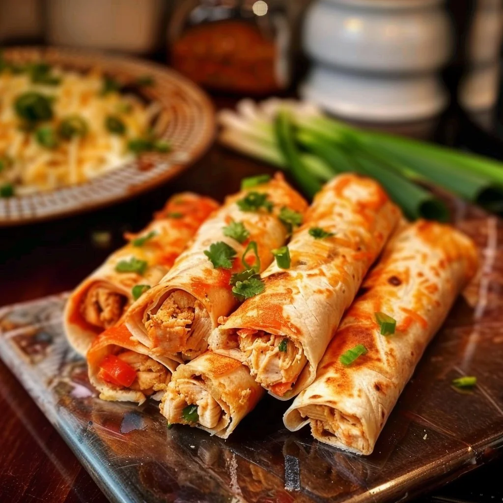 Crispy Chicken Taco Roll Ups 4 Crispy Chicken Taco Roll Ups