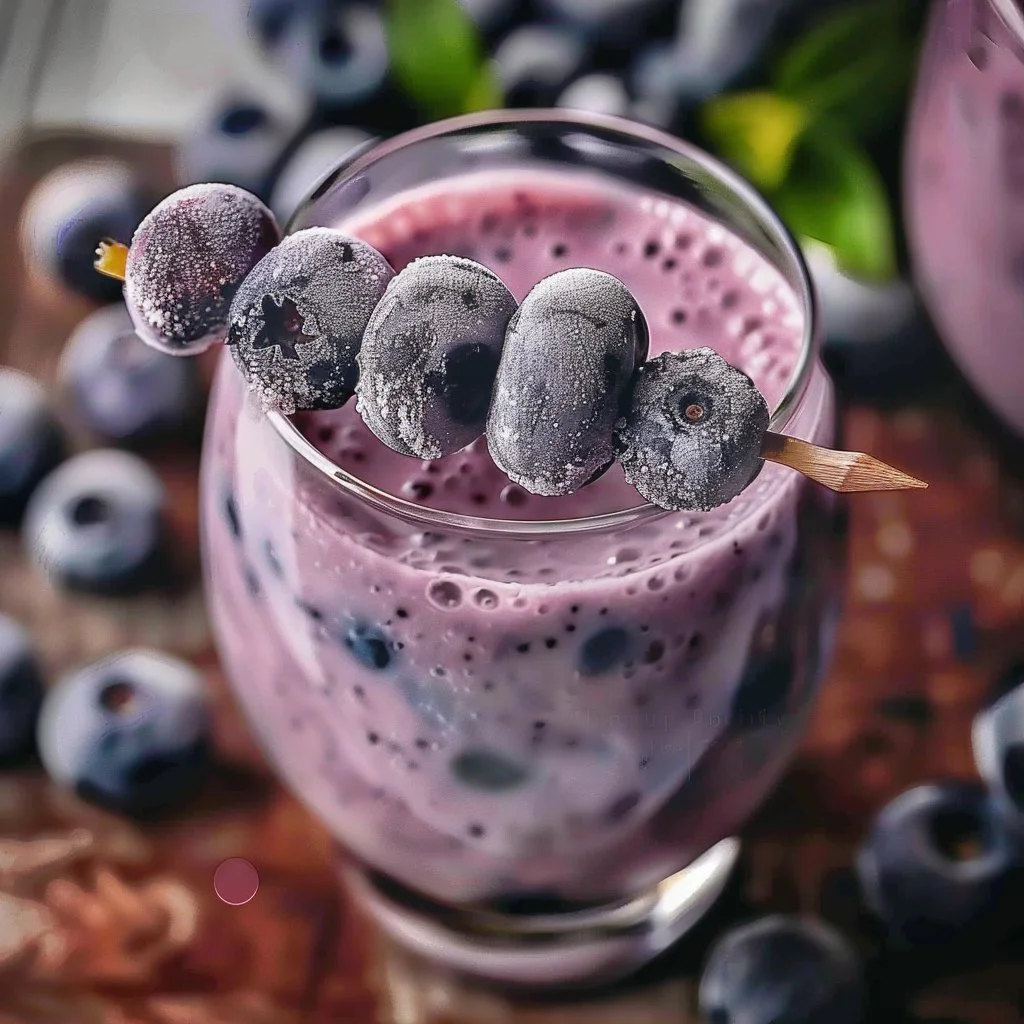 Easy Blueberry Coconut Smoothie 4 Easy Blueberry Coconut Smoothie
