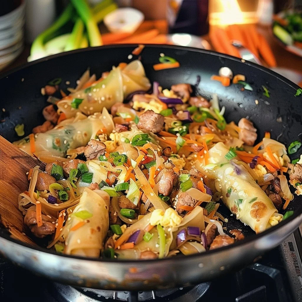 Easy Egg Roll Stir Fry 4 Easy Egg Roll Stir Fry