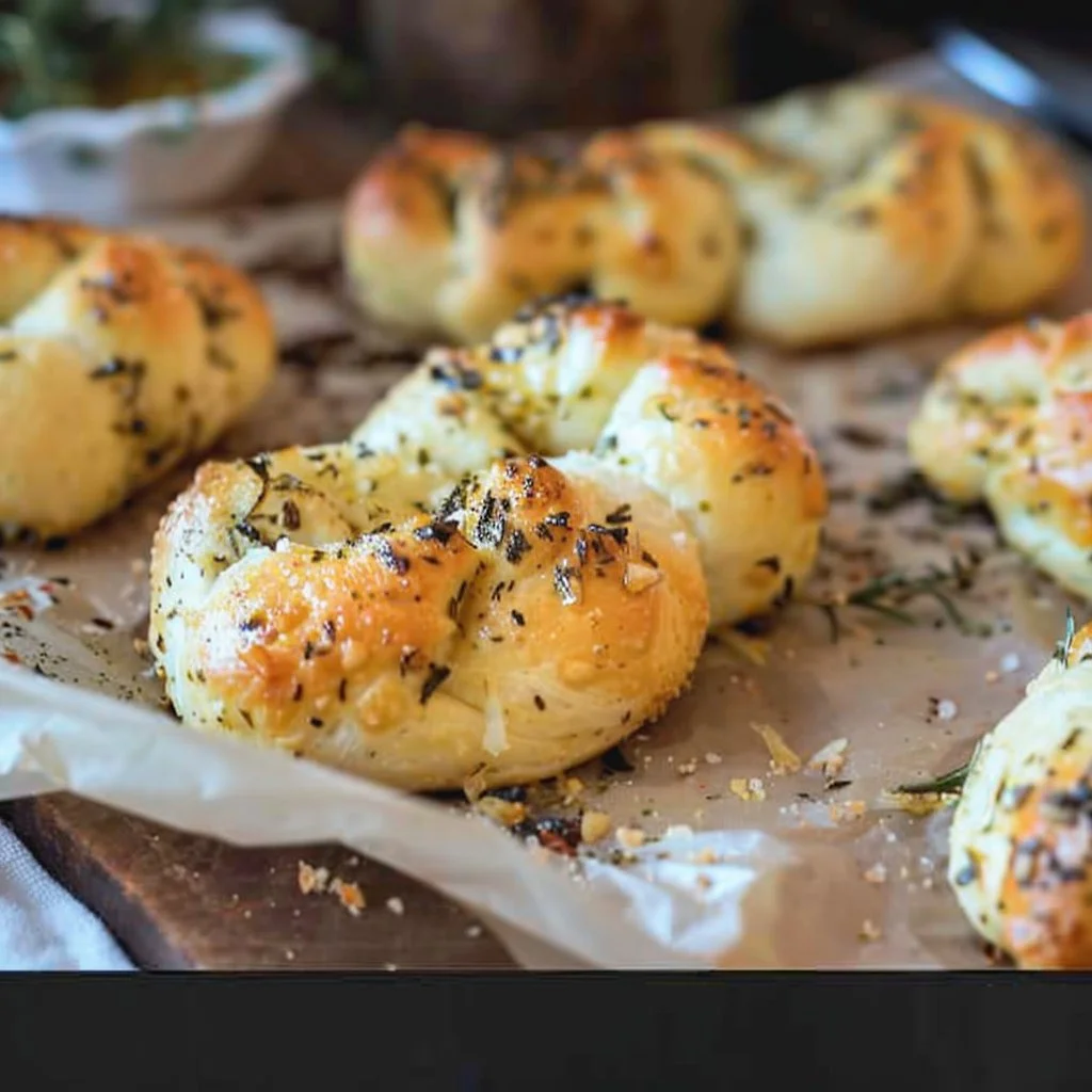Easy Healthy Garlic Knots 4 Easy Healthy Garlic Knots