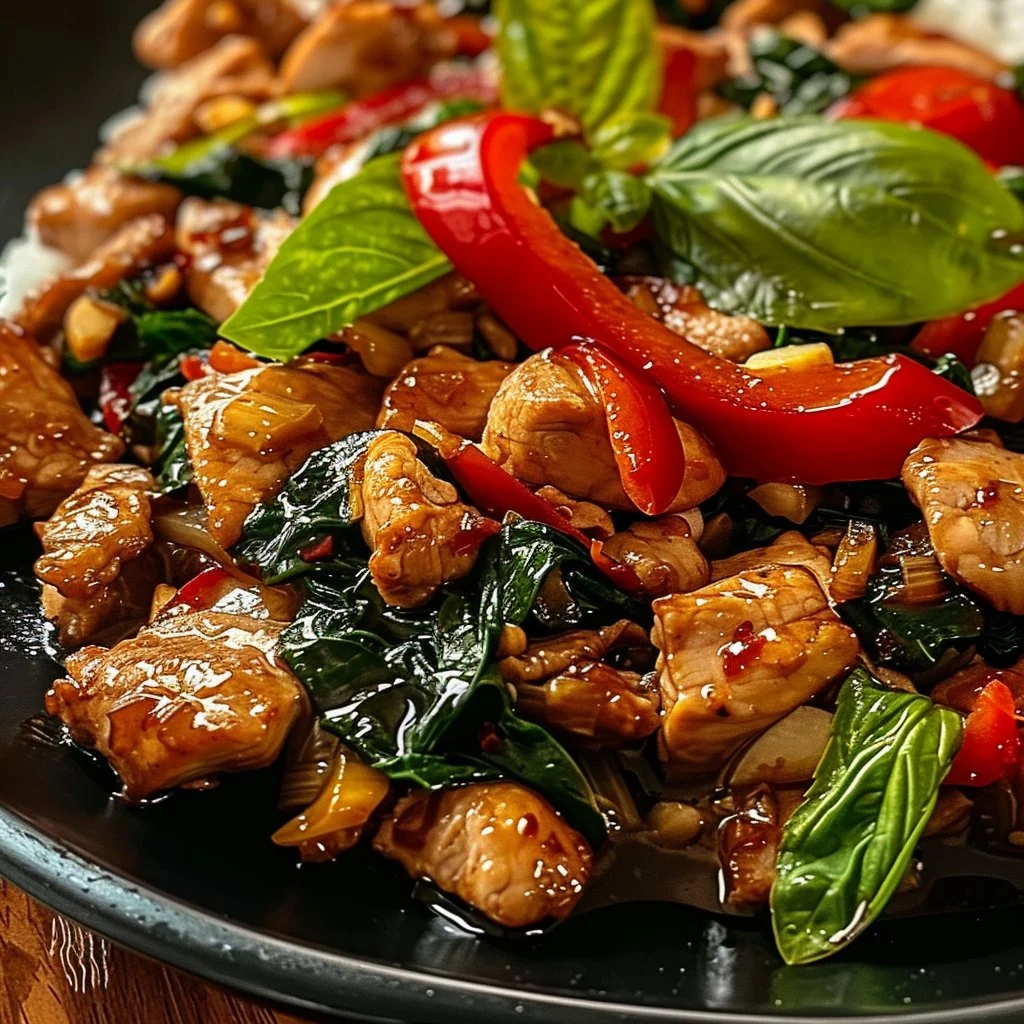 Flavorful Thai Basil Turkey Stir Fry 4 Flavorful Thai Basil Turkey Stir Fry