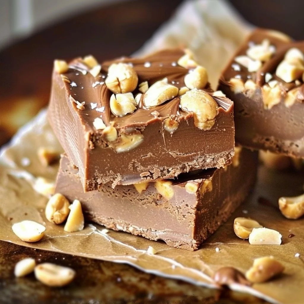High Protein Chocolate Peanut Butter Fudge 4 High Protein Chocolate Peanut Butter Fudge