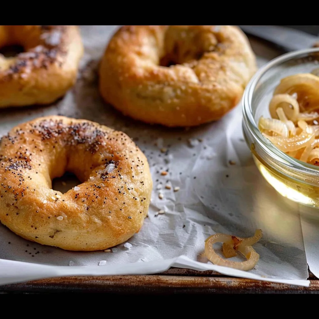 Homemade Onion Bagels 4 Homemade Onion Bagels