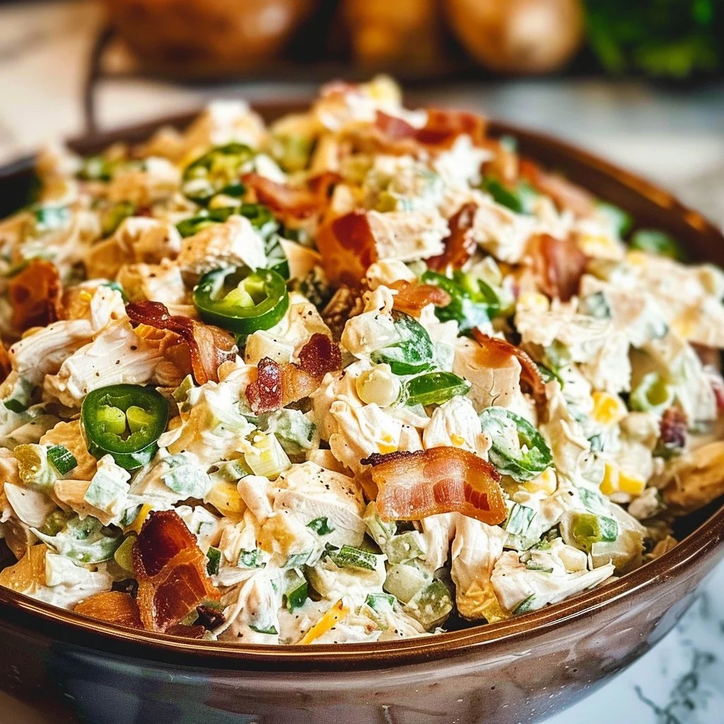 Jalapeno Popper Chicken Salad With Bacon 4 Jalapeno Popper Chicken Salad With Bacon