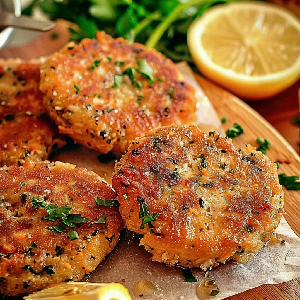 Quick & Easy Canned Salmon Patties 4 Quick & Easy Canned Salmon Patties