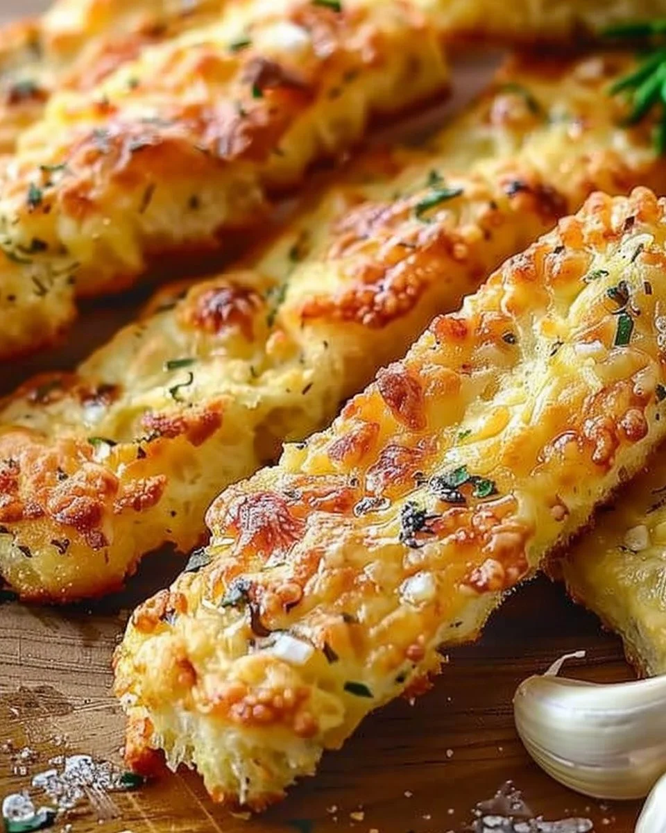 Quick & Easy Cheesy Garlic Breadsticks 4 Quick & Easy Cheesy Garlic Breadsticks